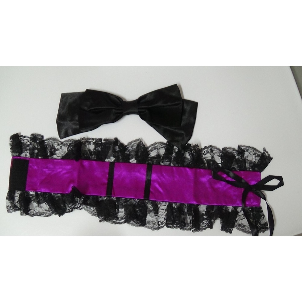 Victorian So. Bell 3XL Gothic Lolita Dress Cosplay Purple Halloween Costume #334 - Picture 4 of 5